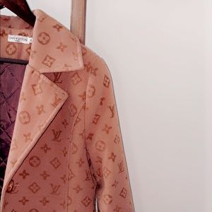 Louis Vuitton vintage coat with monogram
